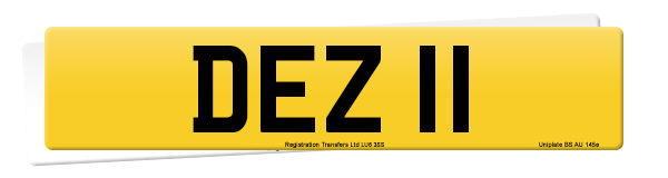 Registration number DEZ 11